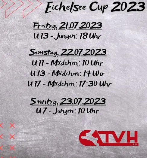 Eichelsee Cup 2023: Spielplan der Turniertage